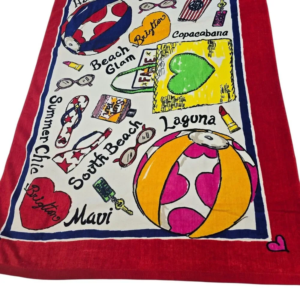 Brighton SUMMER CHIC Beach Towel 35”x68” Large